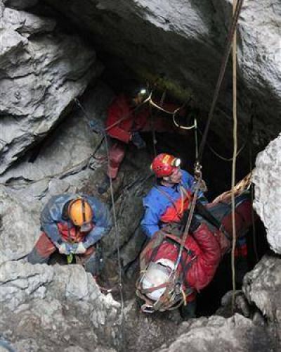 Espectacular rescate de la cueva m�s profunda de Alemania