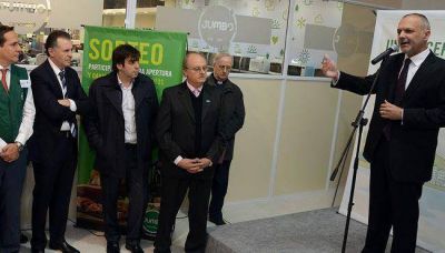 Buzzi y Di Pierro inauguraron el Shopping de Crist�bal L�pez 