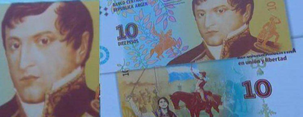 La presidenta present� en Rosario el nuevo billete diez pesos
