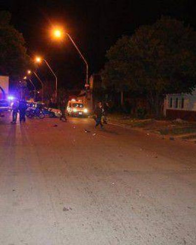Muri� un polic�a en un accidente en moto
