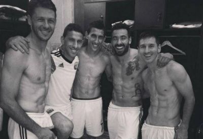 Argentina celebr� en el vestuario el �esfuerzo incre�ble� ante Ir�n