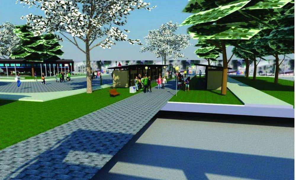 Construir�n 32 puestos de venta para la feria en la plazoleta Maestra Piccini