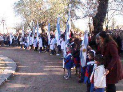 Se conmemor� el �D�a de la Bandera� en la Plaza Belgrano.