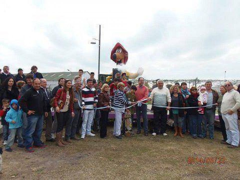 Caso dej� inauguradas las obras de la Plaza Tem�tica de Skate y Bike 