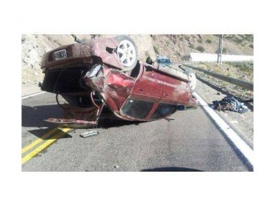 Un joven sufri� un espectacular accidente en Potrerillos
