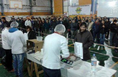 Fue un �xito la feria econ�mica de carnes