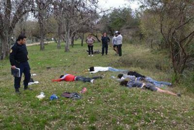 Llegaban en bote a buscar lo robado y fueron detenidos