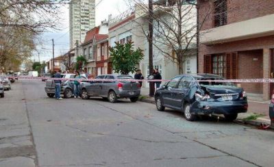 Choque m�ltiple en Avellaneda y 14 de Julio
