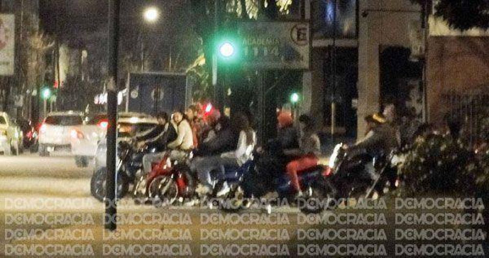Otra vez, bandas motorizadas se adue�an de las calles juninenses