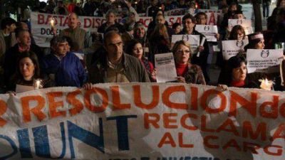 Adiunt confirm� que el paro continuar� hasta el viernes