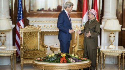 John Kerry visita el Kurdist�n iraqu� en su gira para frenar el avance del terrorismo isl�mico
