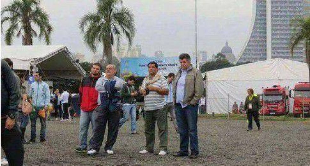 El gobernador Colombi est� en Porto Alegre para ver jugar a la selecci�n