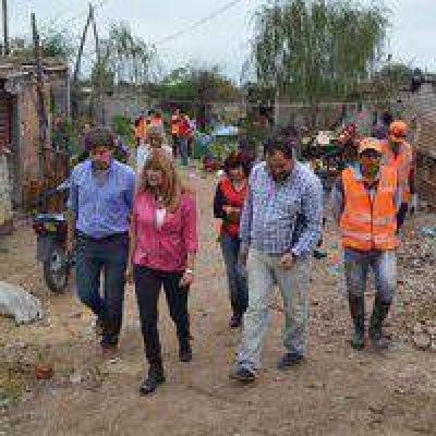 El Municipio realiz� diversas tareas zanjeo y limpieza en el asentamiento Lestani