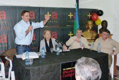 Campa�a en rechazo a la reforma del C�digo Penal en San Andr�s de Giles