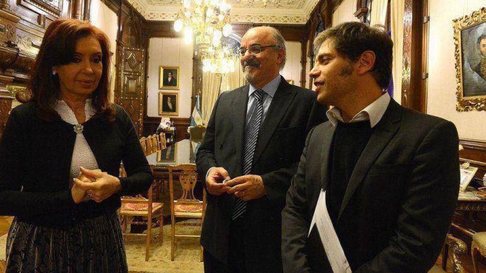 Cristina cancel� un acto y recibi� a su equipo econ�mico y a funcionarios del Gabinete