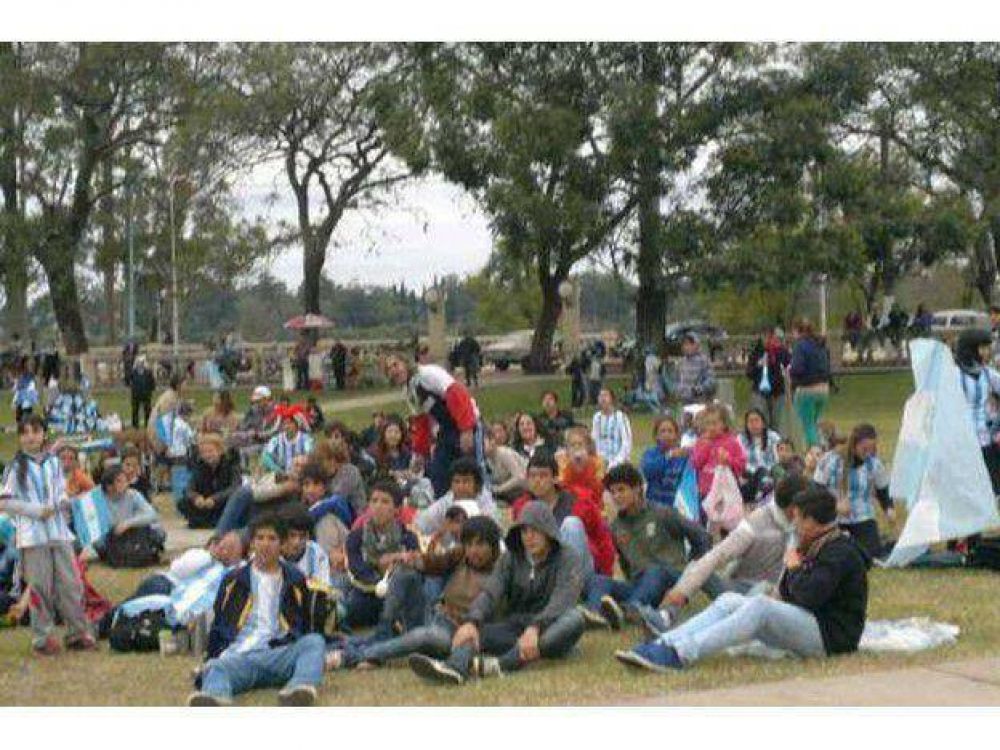 Concordia: la cita para alentar a la Selecci�n fue en la Costanera