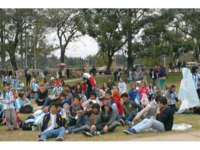 Concordia: la cita para alentar a la Selecci�n fue en la Costanera