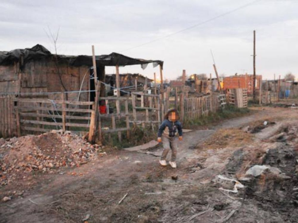 Un barrio de Villa G. G�lvez signado por la pobreza y la desnutrici�n