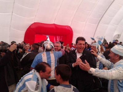 Alegr�a en Tigre por la victoria ante Nigeria