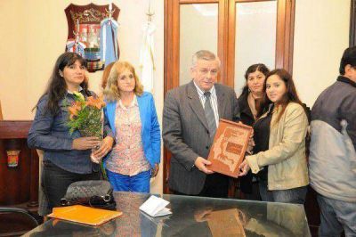 El Intendente Infante recibi� la visita de la Agrupaci�n �Centauro�