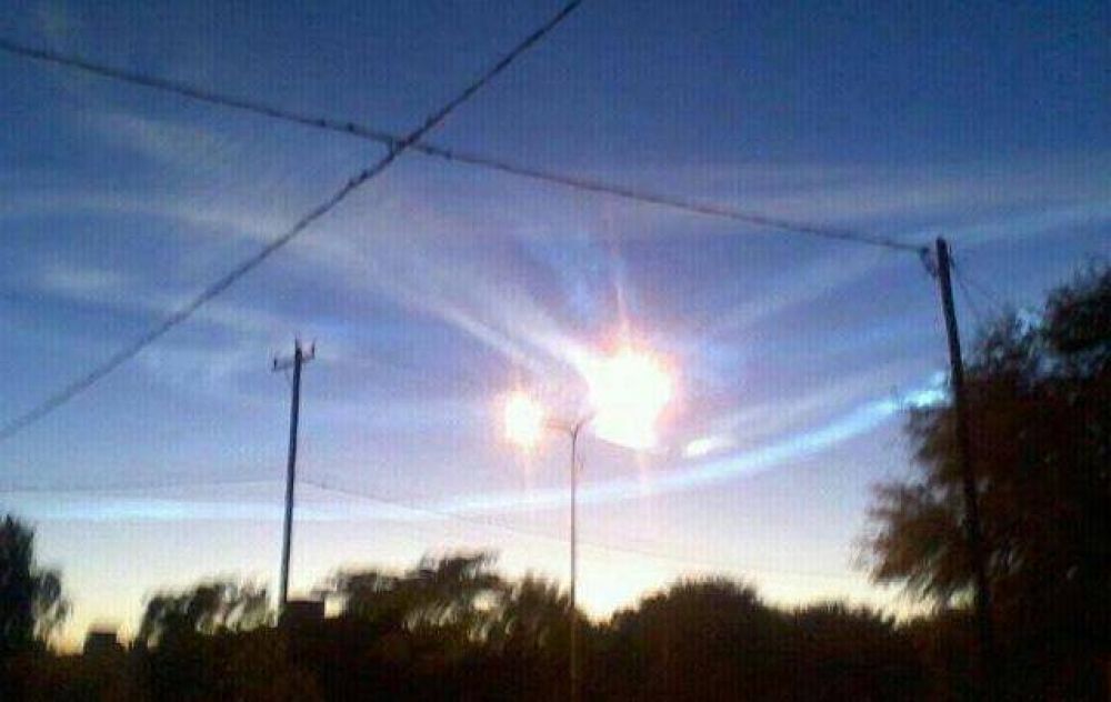 Un b�lido hizo que la noche se volviera d�a por segundos