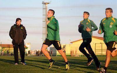 Berti asumi� en un Aldosivi que sue�a con el ascenso