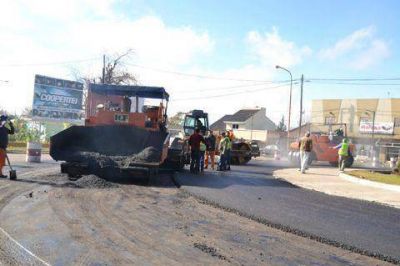 Comenz� la segunda etapa de readecuaci�n de la Rotonda Almirante Brown