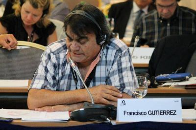 Guti�rrez pidi� el repudio al fallo de Griesa y el respaldo al Gobierno en el Comit� Ejecutivo de IndustriALL Global Union