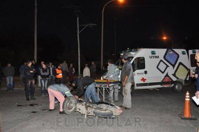 El joven accidentado contin�a en estado delicado