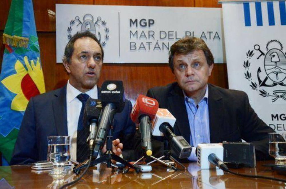 Scioli: �Tenemos el acompa�amiento y compromiso desde General Pueyrredon� 