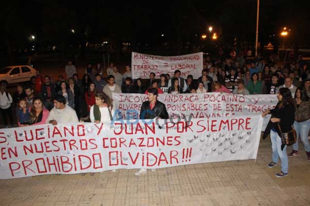 Pedir�n a Lunghi un lugar para recordar a Luciano, Lucas y Juan Cruz
