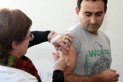 Se aplicaron mas de 150 dosis de vacuna antigripal