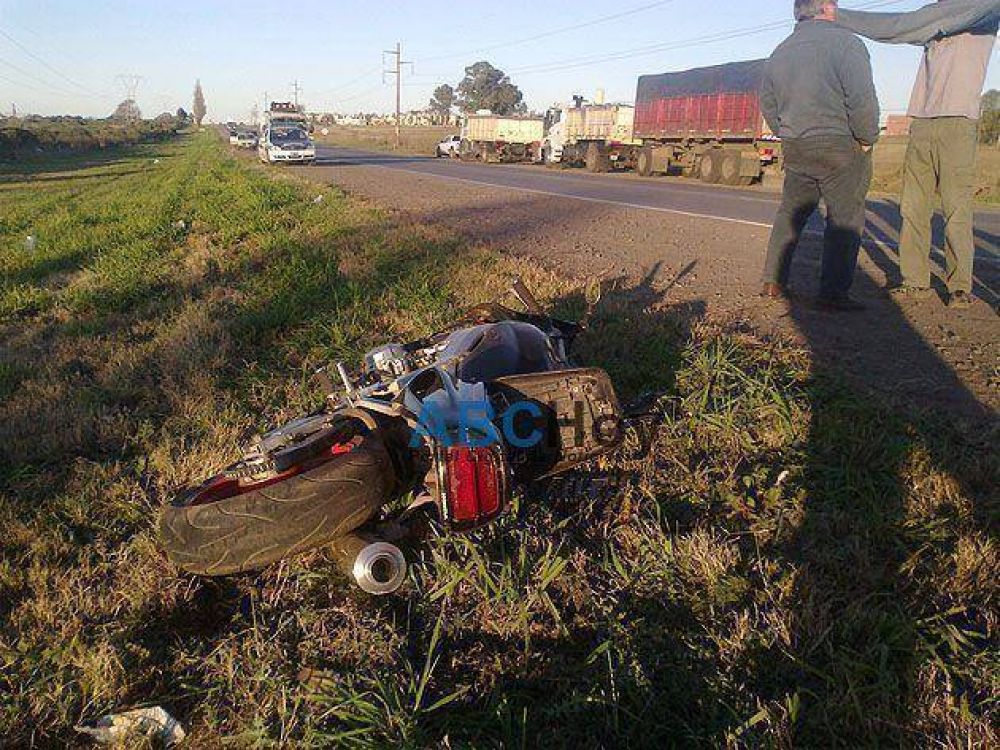 Dos motociclistas heridos en un choque por alcance