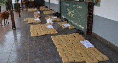 Gendarmer�a incaut� casi 300 kilos de marihuana en un coche