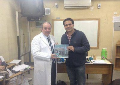 Gelay visit� hospitales de San Isidro