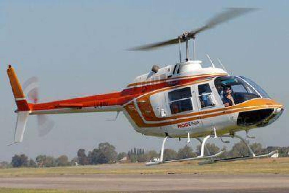 El alto costo de patrullar en helic�ptero