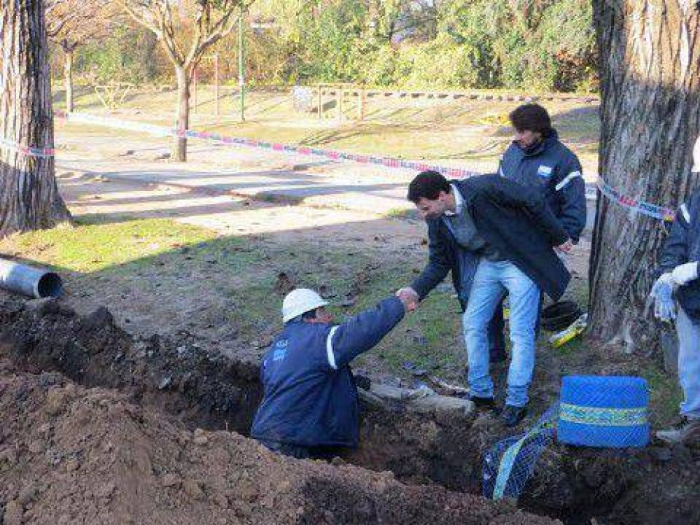 Franco La Porta supervis� obras de agua en San Miguel 