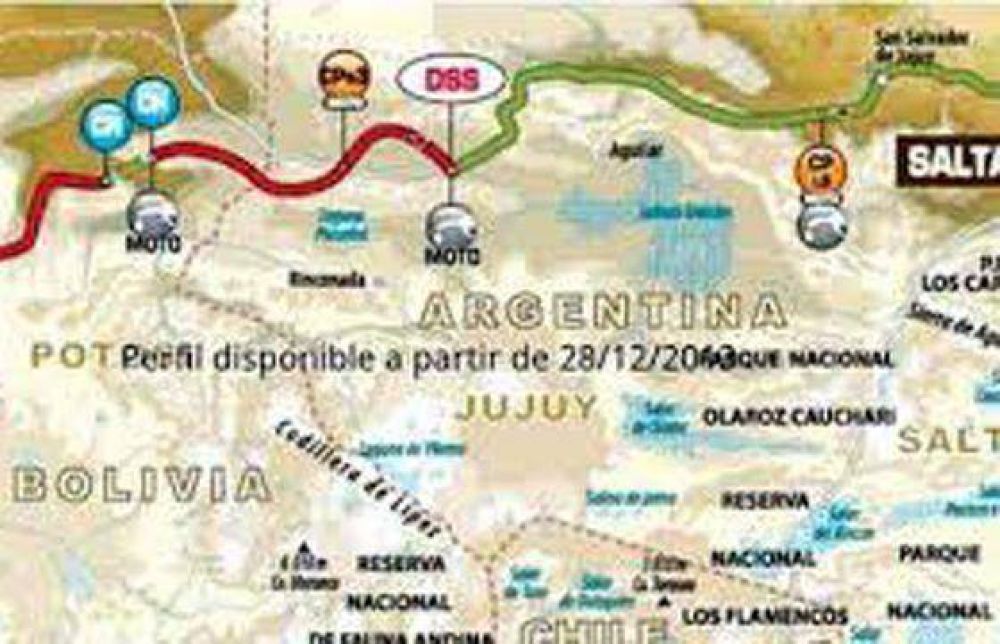 Presentarn el Rally Dakar 2015 en Salta