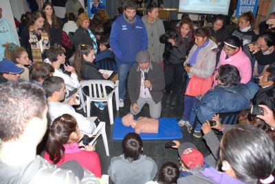 Masiva convocatoria de capacitaci�n en R.C.P.