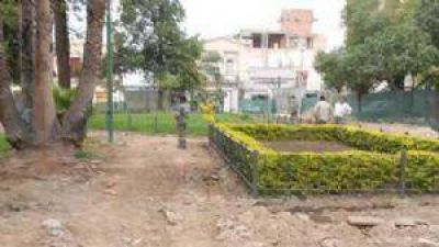 Aseguran que la obra de la plaza �est� un 95% avanzada�