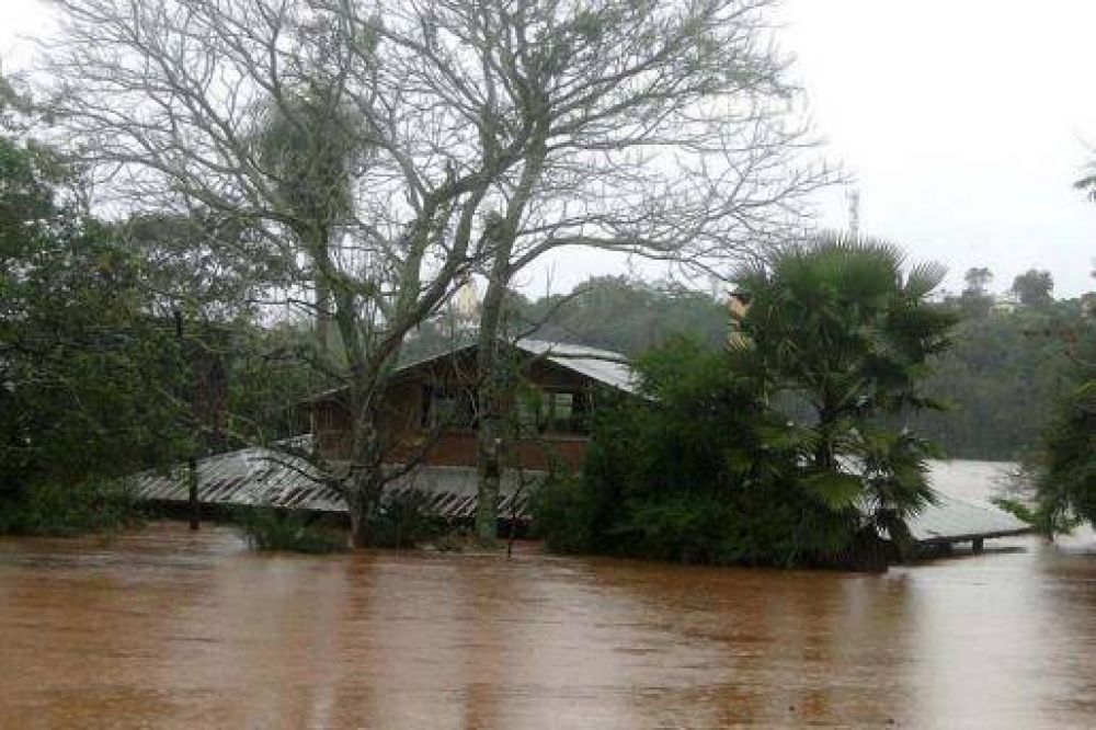 Gendarmera y Prefectura asisten a los damnificados por las inundaciones