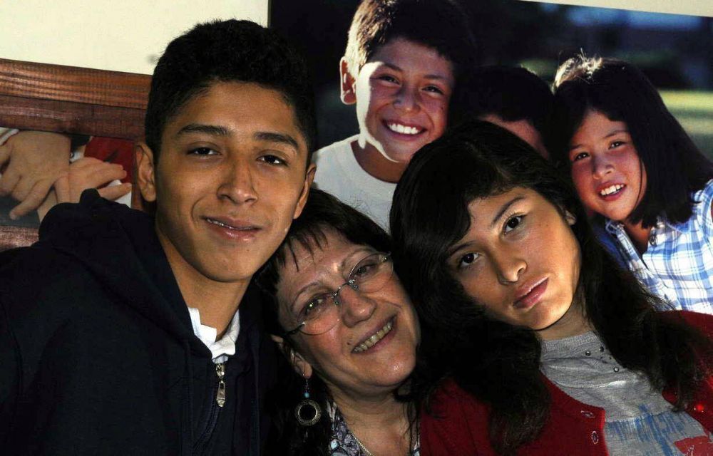 Una familia que naci� hace 13 a�os
