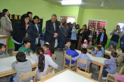 El gobierno habilit� obra del jard�n de infantes para el barrio 12 de Octubre