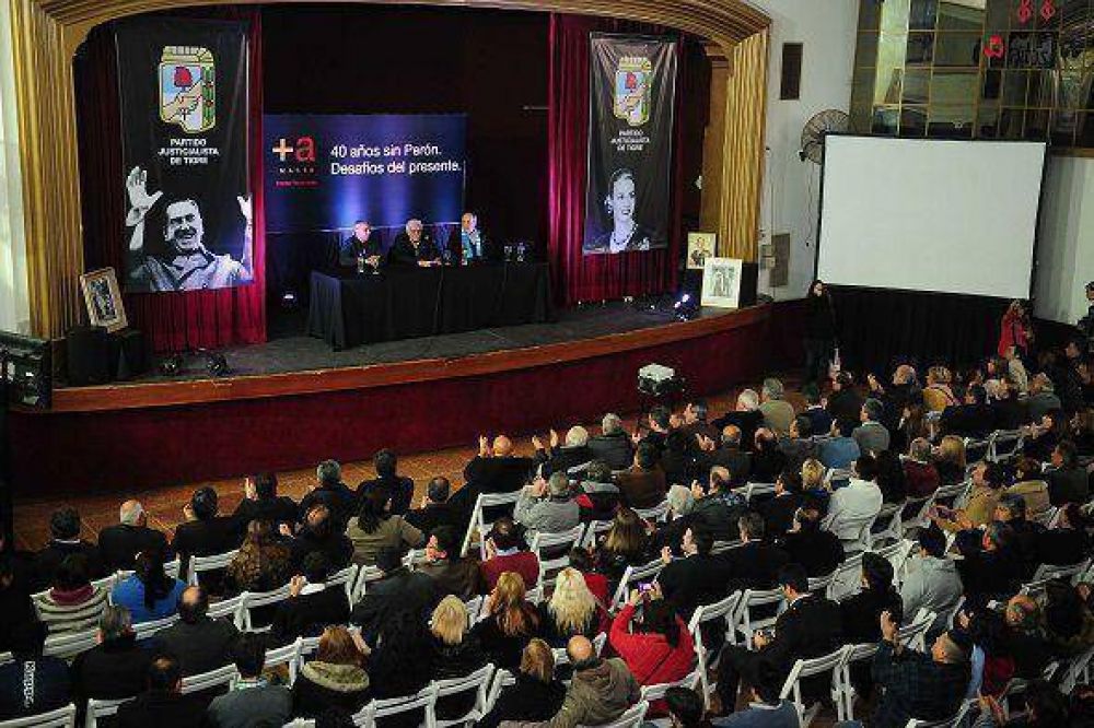 El Frente Renovador Tigre record� a Per�n por los 40 a�os de su muerte