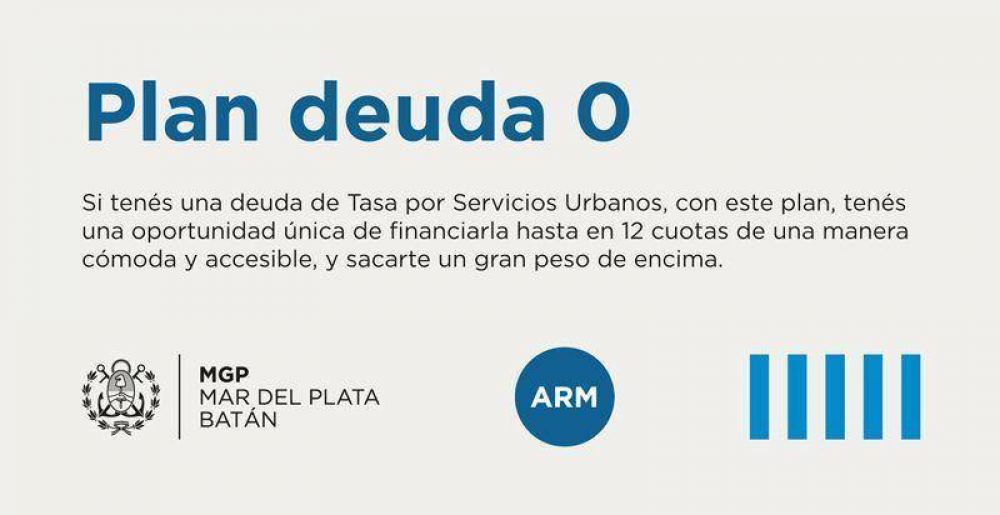 El Municipio prorrog� el vencimiento del Plan Deuda Cero 