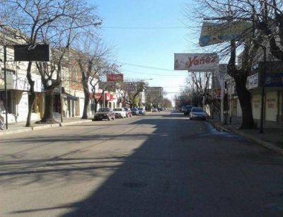 As� estaba el centro bragadense mientras transcurr�a el partido de Argentina