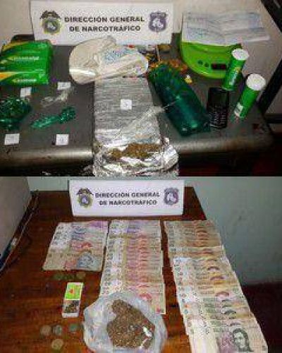 Secuestro de marihuana y dos detenidos