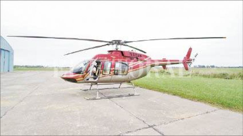 Entretelas administrativas de la contrataci�n de un helic�ptero