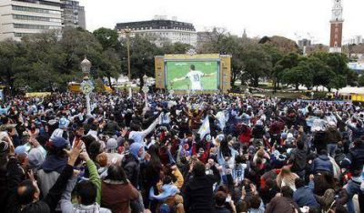 M�s de 33 mil personas gritaron por Argentina