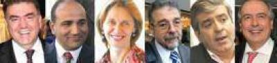 Encuesta de Rouvier: imagen de seis posibles candidatos a gobernador
